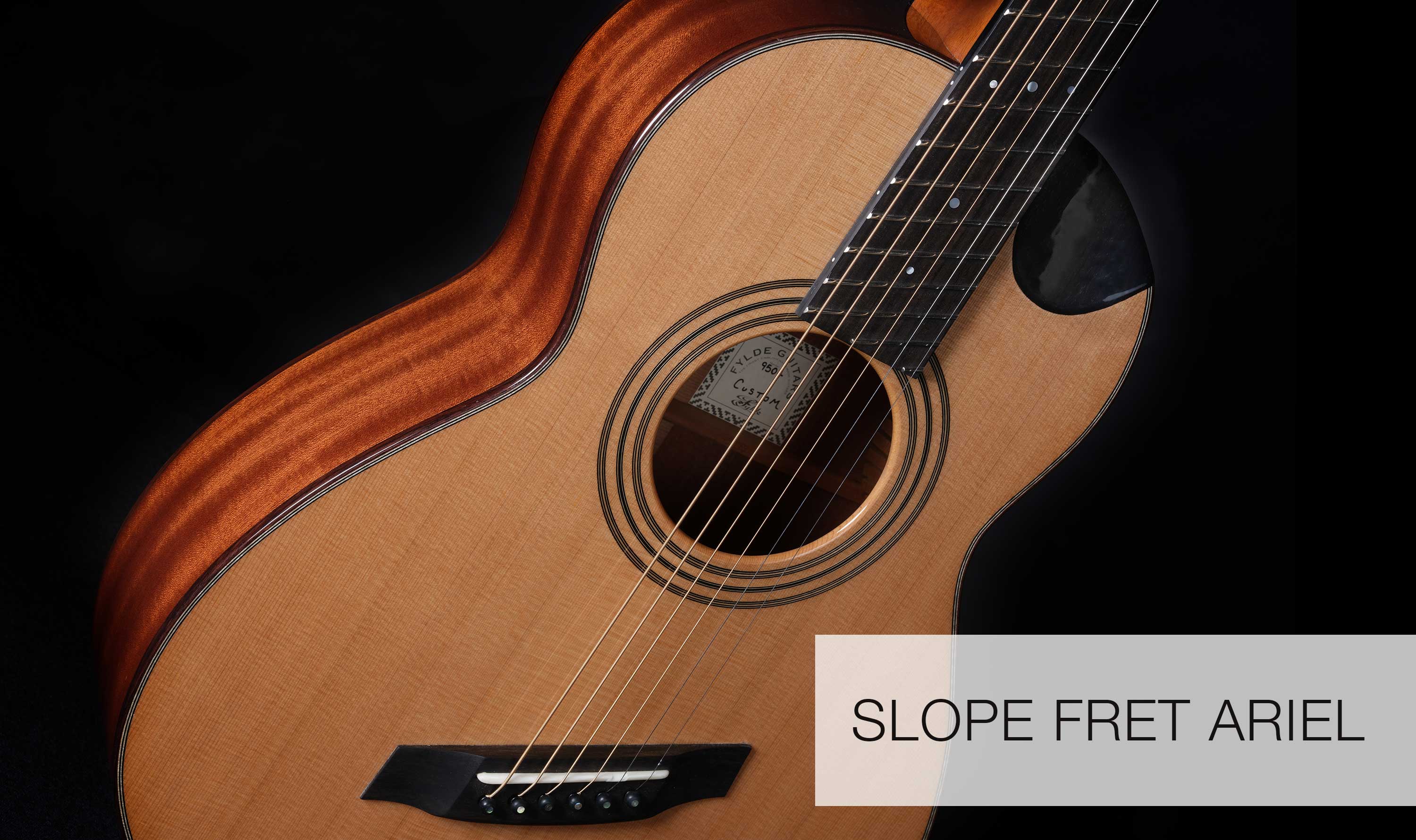 Welcome to Fylde Guitars Slope Fret Ariel